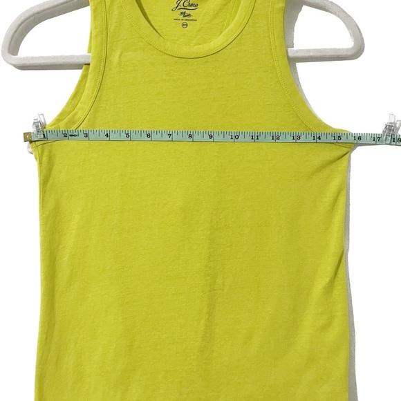 Tank Top J. Crew. Women’s XXSmall. Open split back with knot. Yellow. - Picture 7 of 7